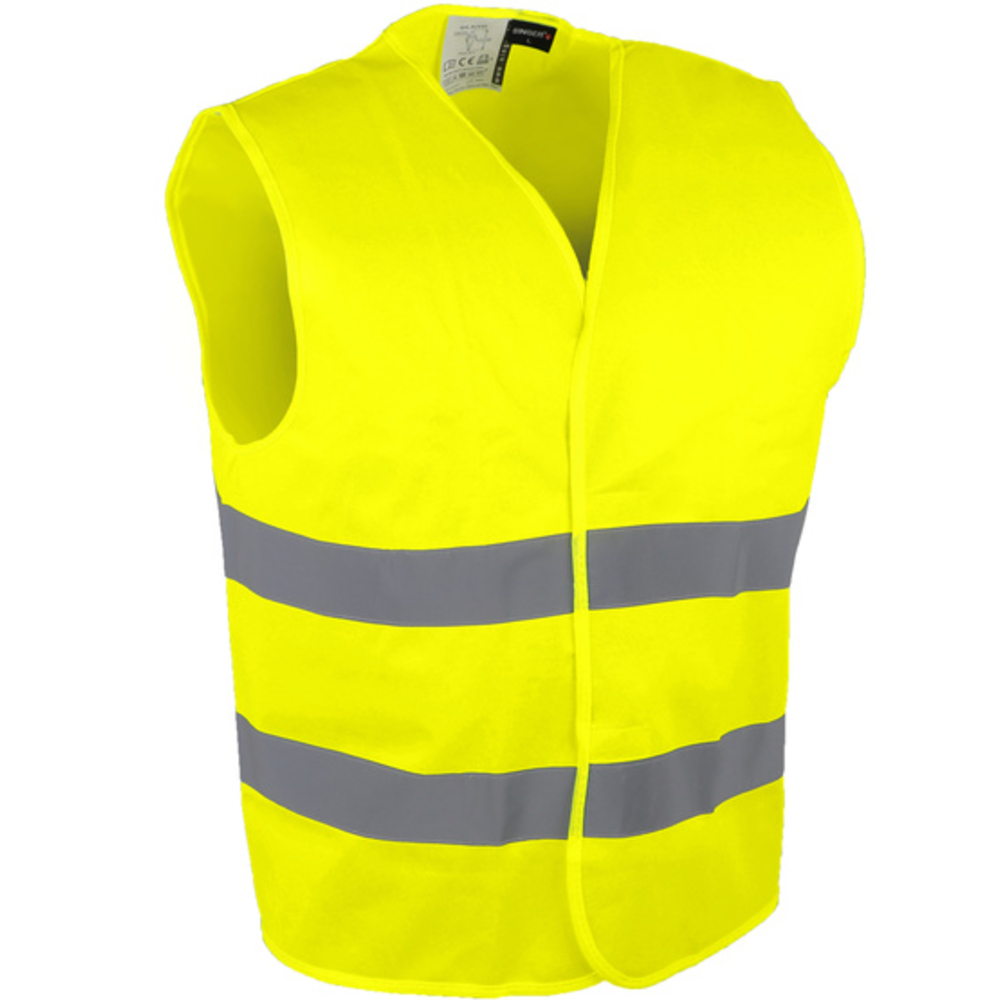 Gilet jaune haute visibilité Polyester Fermeture auto-agrippante - SINGER - GILA