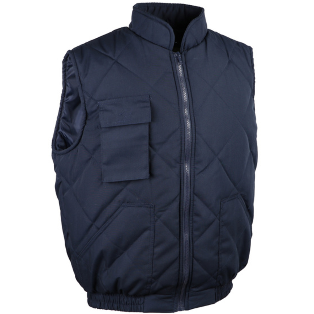 Gilet polyester/coton matelassé avec col rembourrage polyester - SINGER - GILALPA