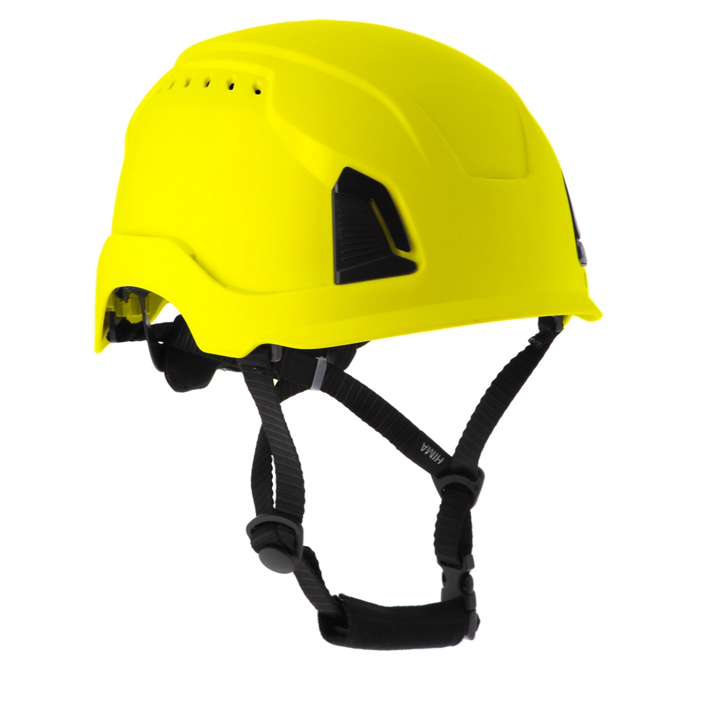 Casque de protection aéré jaune PPE Taille unique - SINGER - HIMAJ