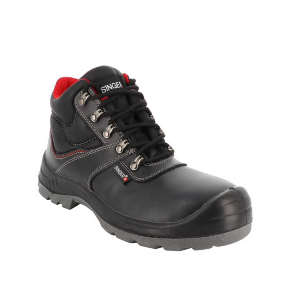 Chaussures hautes cuir fleur S3L FO SR - SINGER - LAURO
