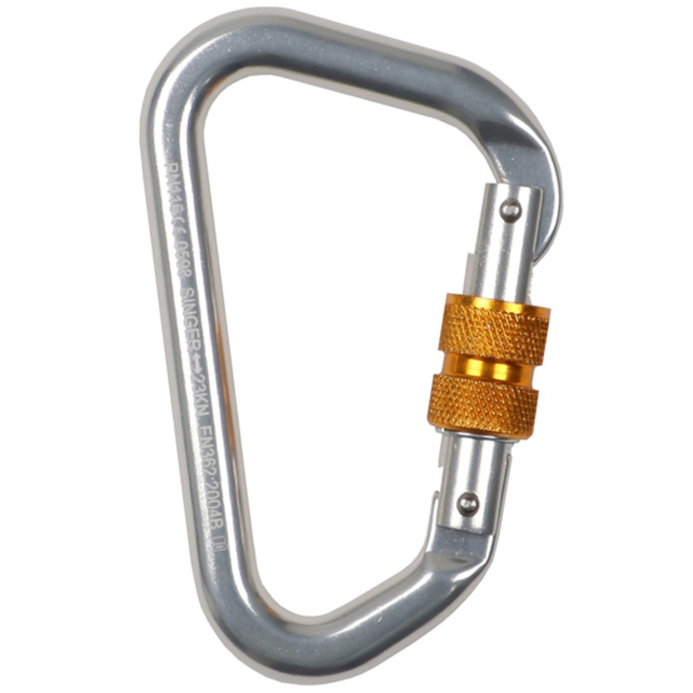 Connecteur léger en aluminium fermeture à vis - ouverture 22 mm - SINGER - NOVOBASE