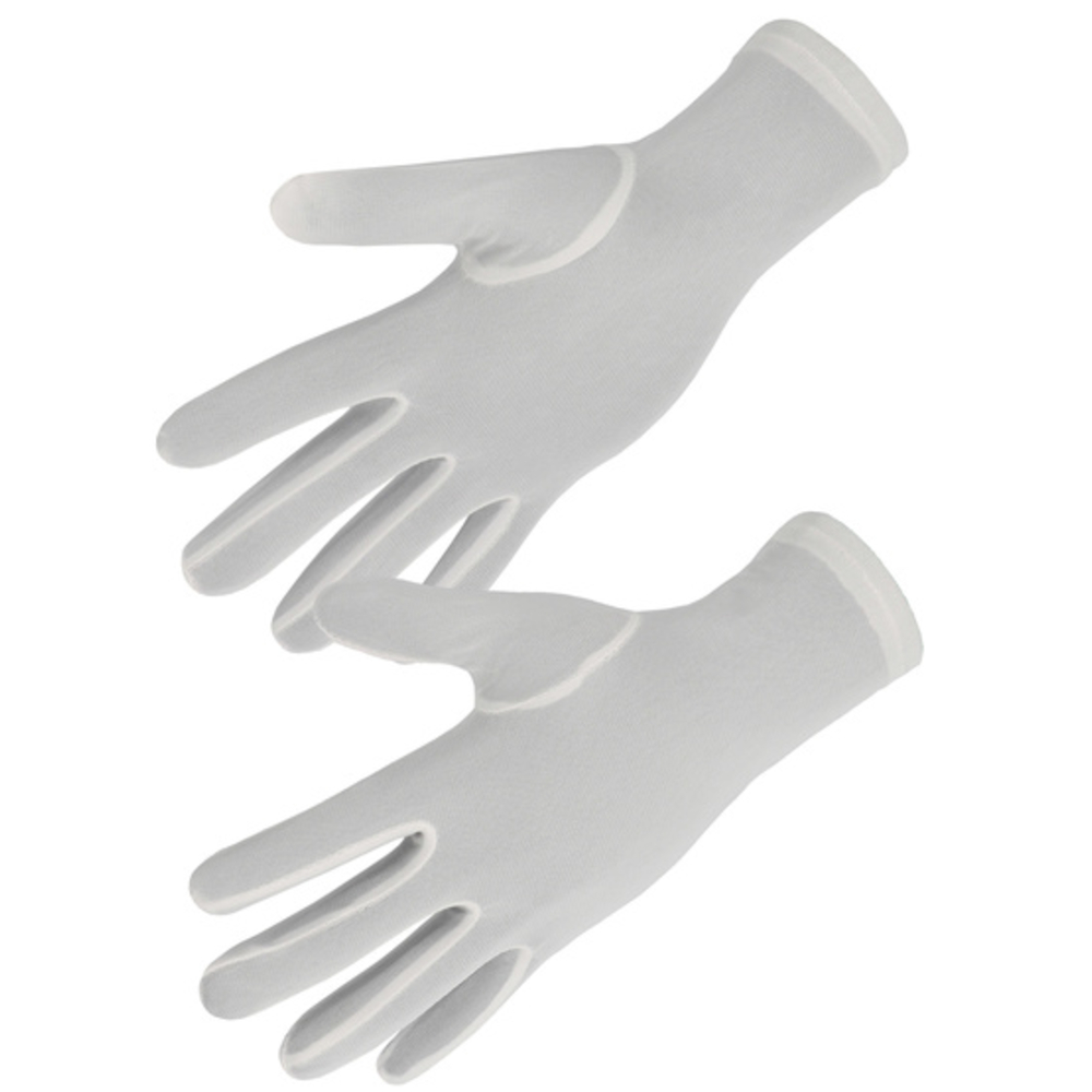 Gant nylon blanc coupé cousu Montage ville - SINGER - NY100