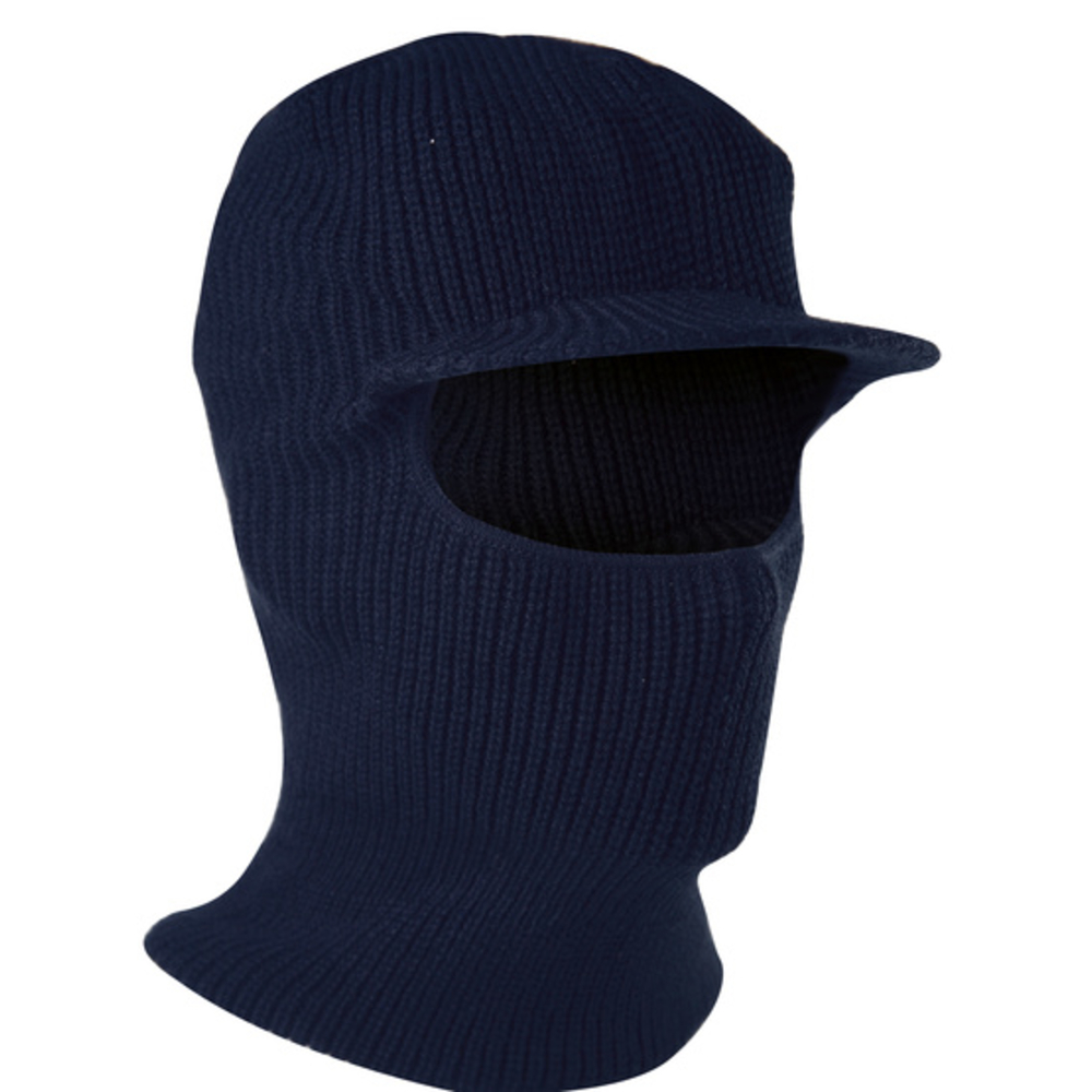 Passe-montagne tricoté Acrylique Bleumarine - SINGER - PASMONABL