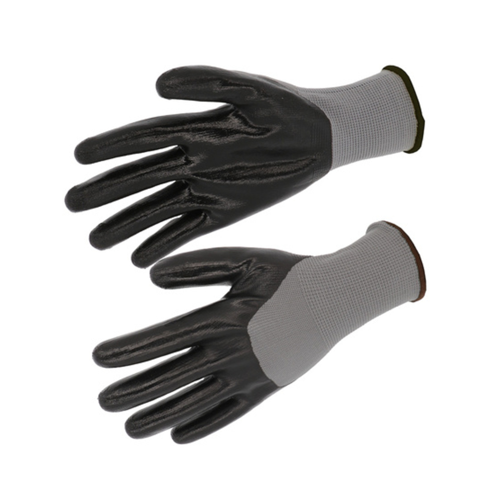 Gant support polyester Enduit nitrile version 3/4- SINGER - PER134NIB