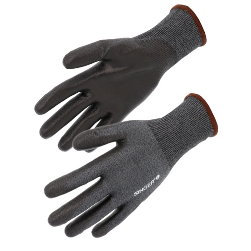 Gant PEHD Coupure D Paume enduite PU Jauge 18 - SINGER - PHD18PUB