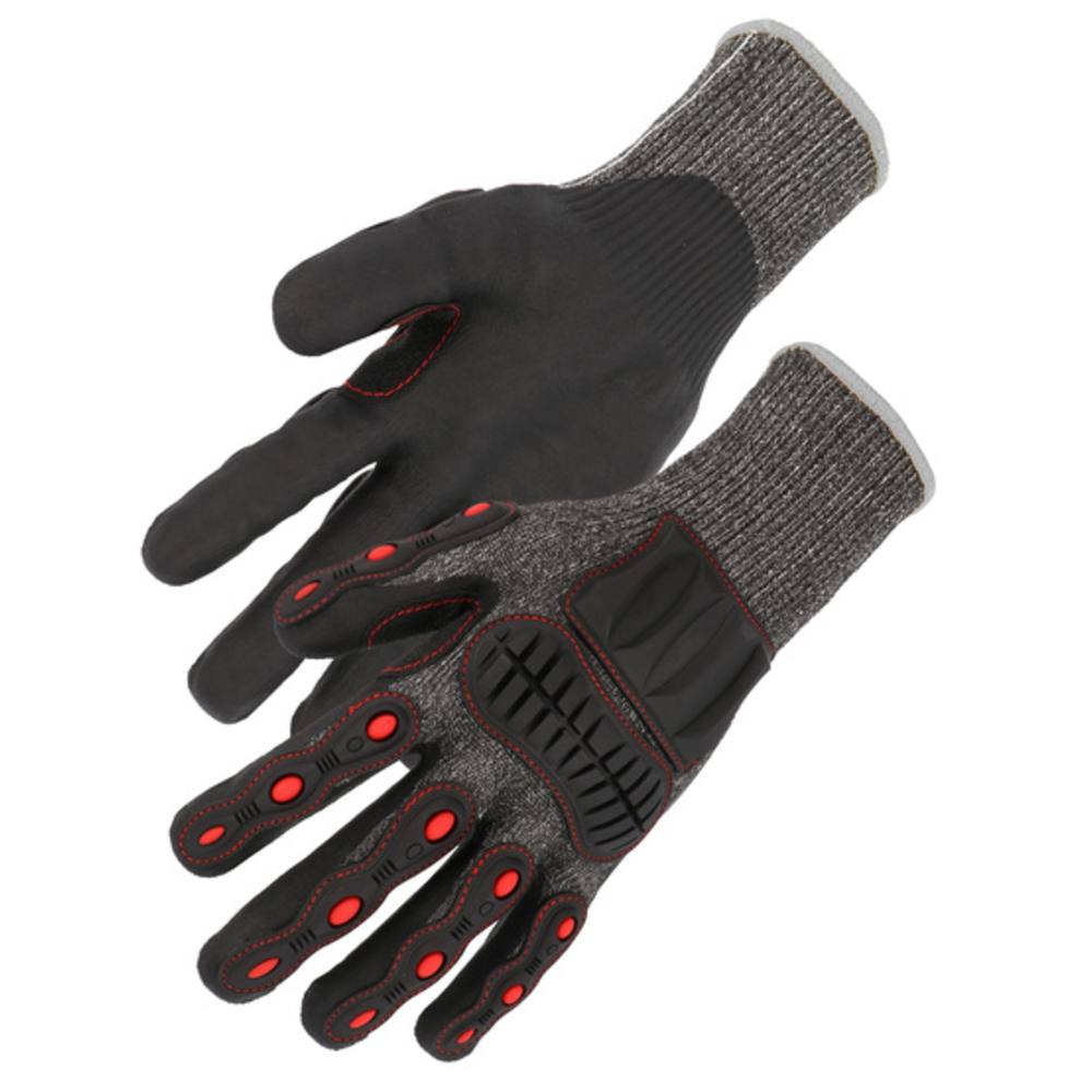 Gant PEHD Coupure niveau F Enduction nitrile mousse Protection chocs 