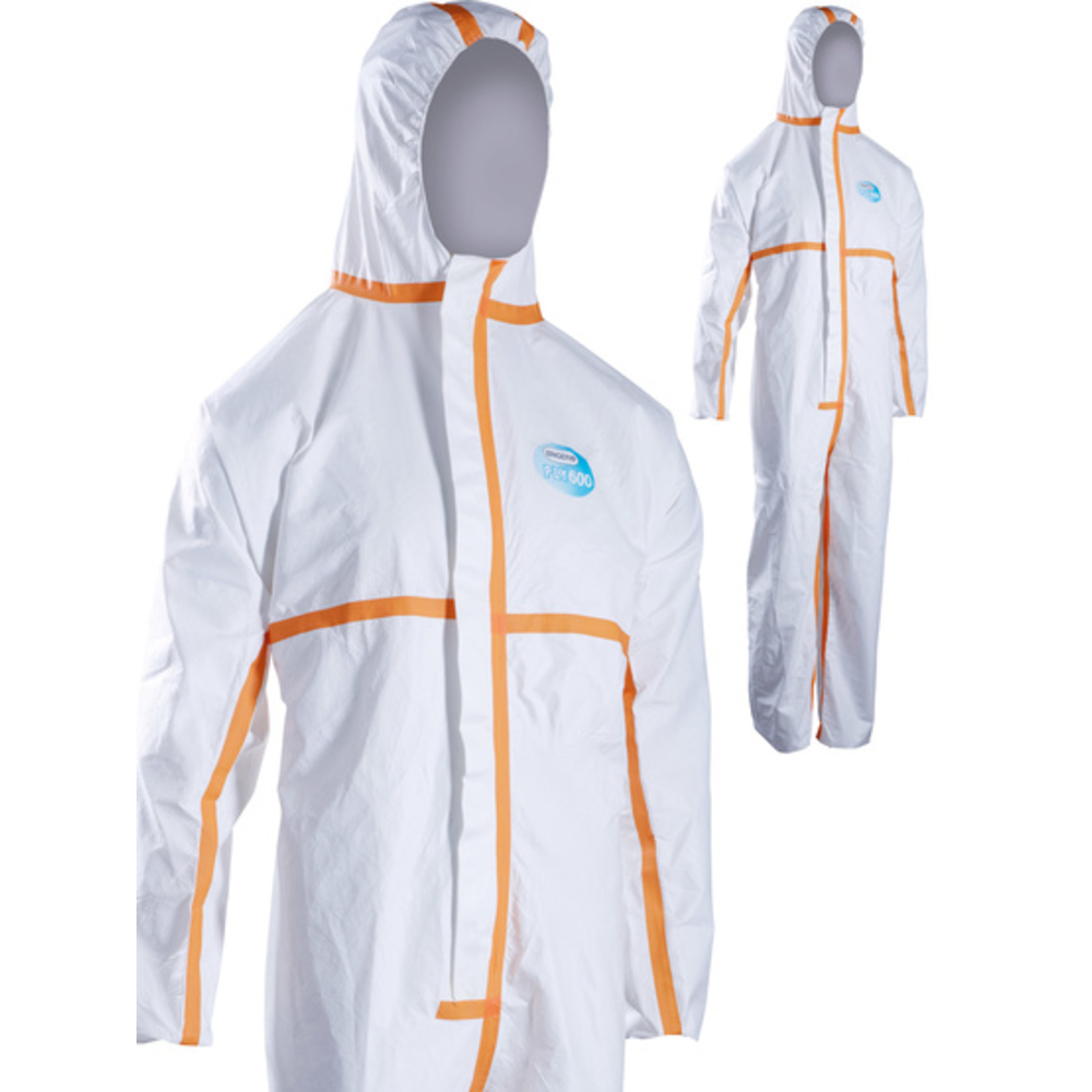 Combinaison de protection Type 4 5 & 6 Non-tissé polypropylène MICROPOREUX 65 m/² 2XL - SINGER - PLY600