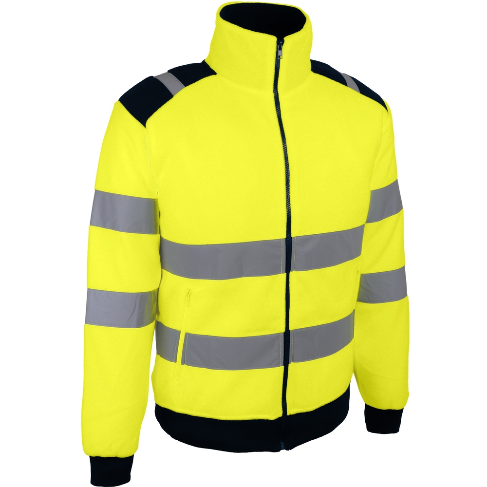 Veste Polaire haute-visibilité jaune - SINGER - POLGA