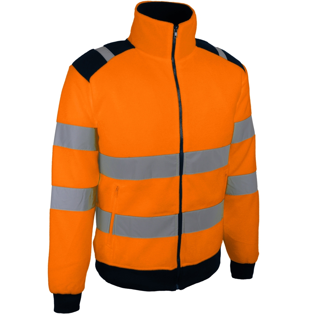 Veste Polaire haute-visibilité orange - SINGER - POLGO