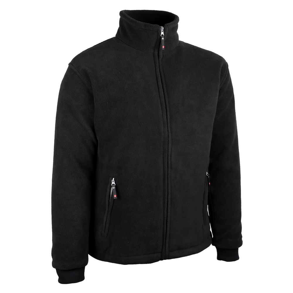 Veste polaire chaude doublée polyester - SINGER - POLNOIR