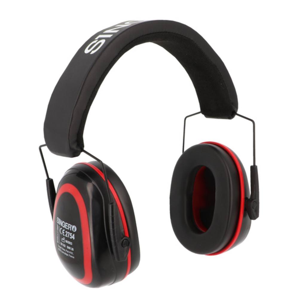Serre-tête antibruit pliable Arceau avec mousse de confort SNR 26 dB - SINGER - SHELLY100P