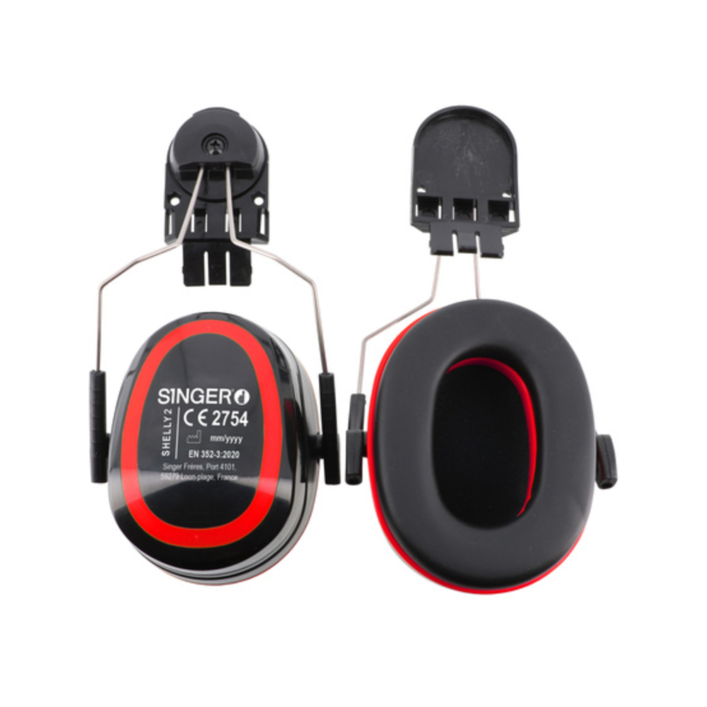 Serre-tête antibruit pour casque de protection SNR 27,8 dB - SINGER - SHELLY2