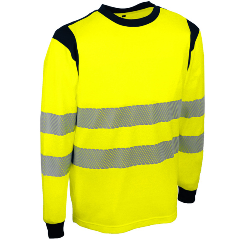 T-shirt à manches longues haute visibilité jaune - SINGER - SUVA