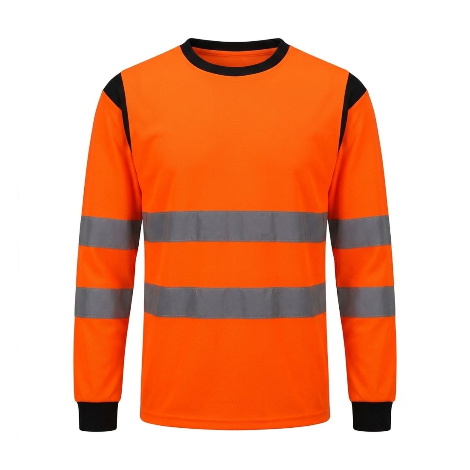 T-shirt manches longues HV orange SINGER - SUVO