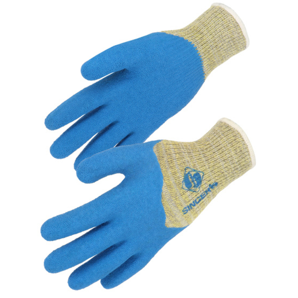 Gants de protection aramide et fil acier Latex 3/4 - SINGER - TKV345