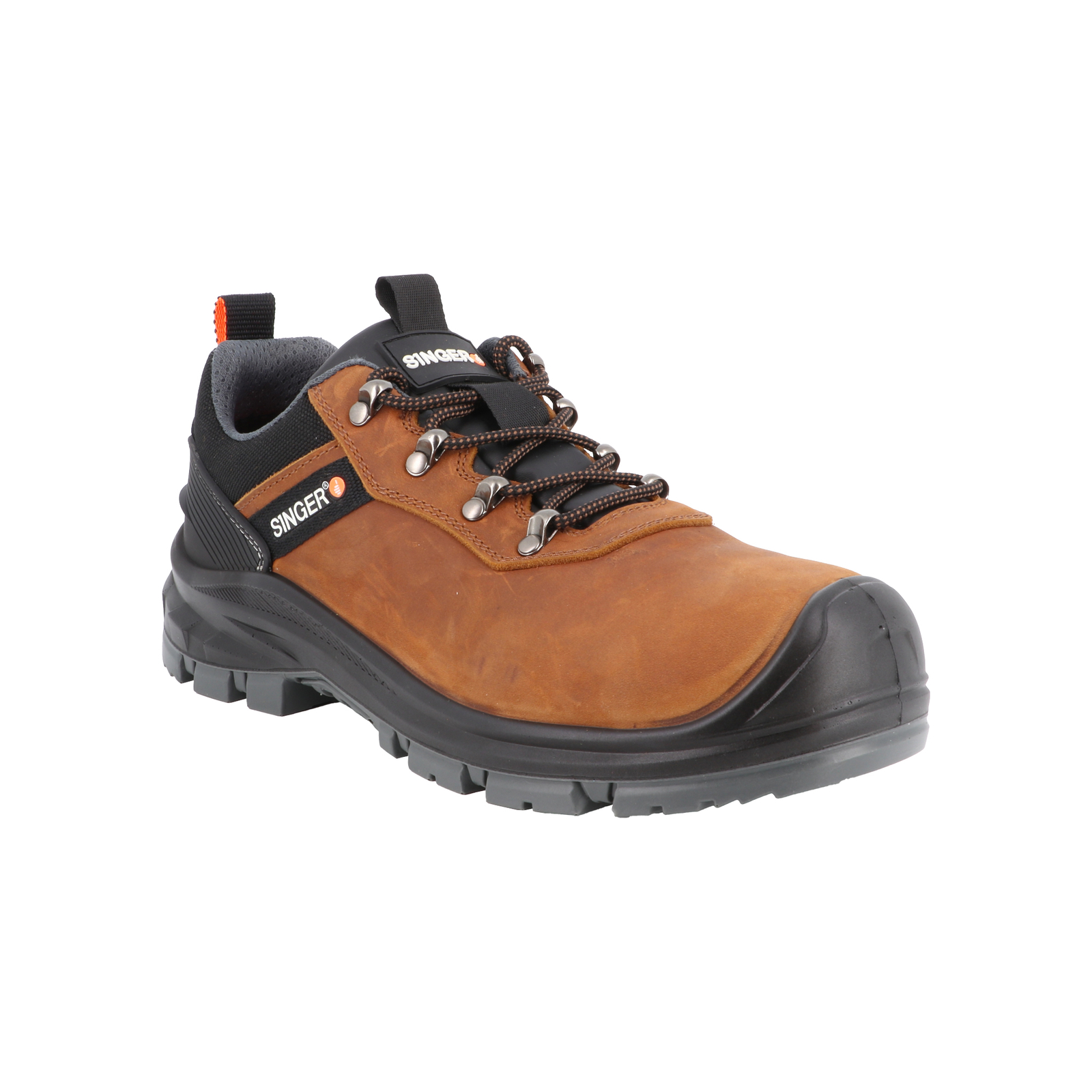 Chaussure de sécurité basse cuir marron S3S FO LG SC - SINGER - TRANIX