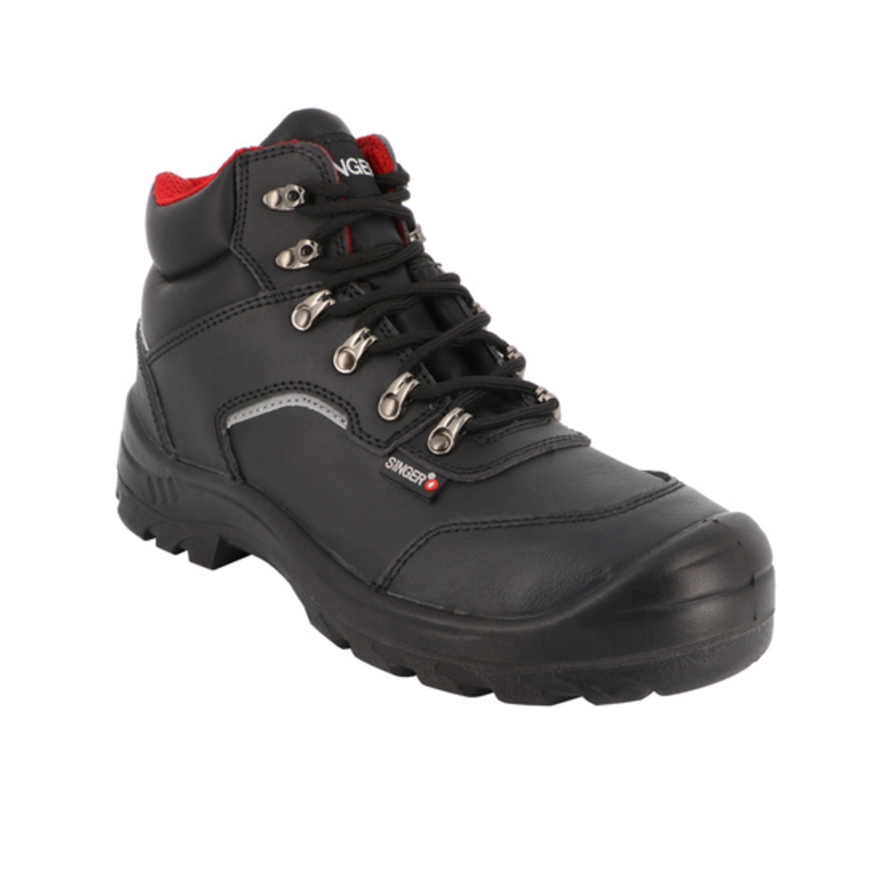 Chaussures hautes cuir croûte lisse S3FO SR - SINGER - TRIESTE