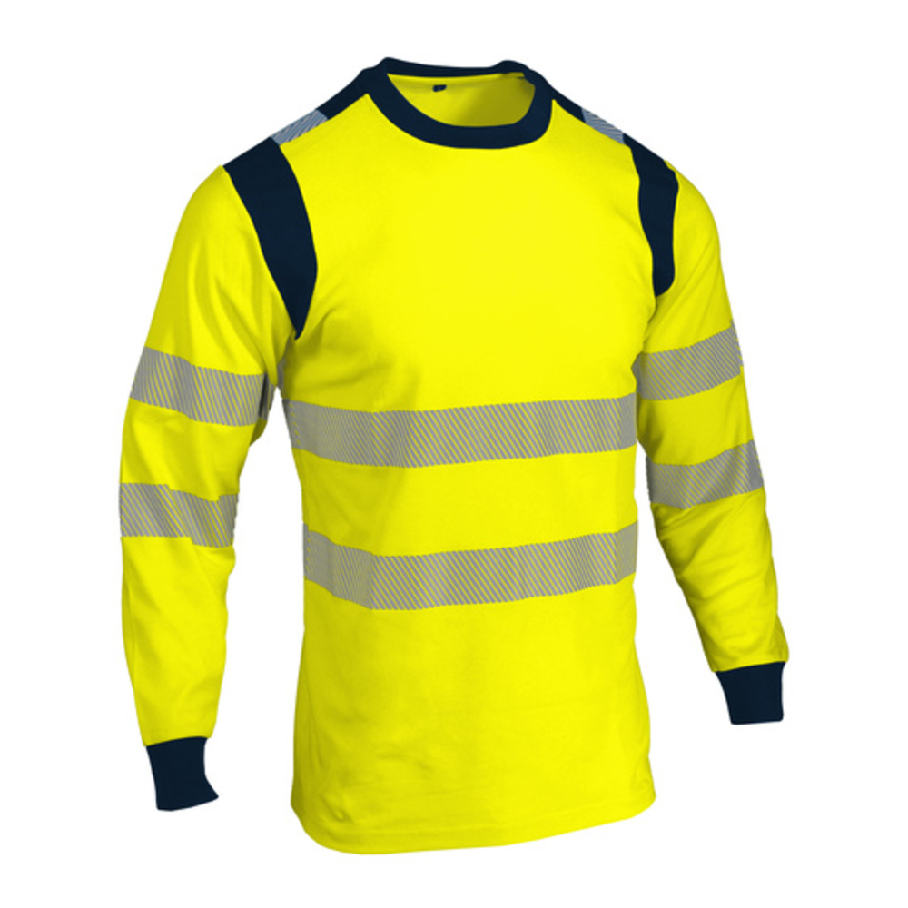 T-shirt à manches longues haute visibilité jaune - SINGER - TUVA