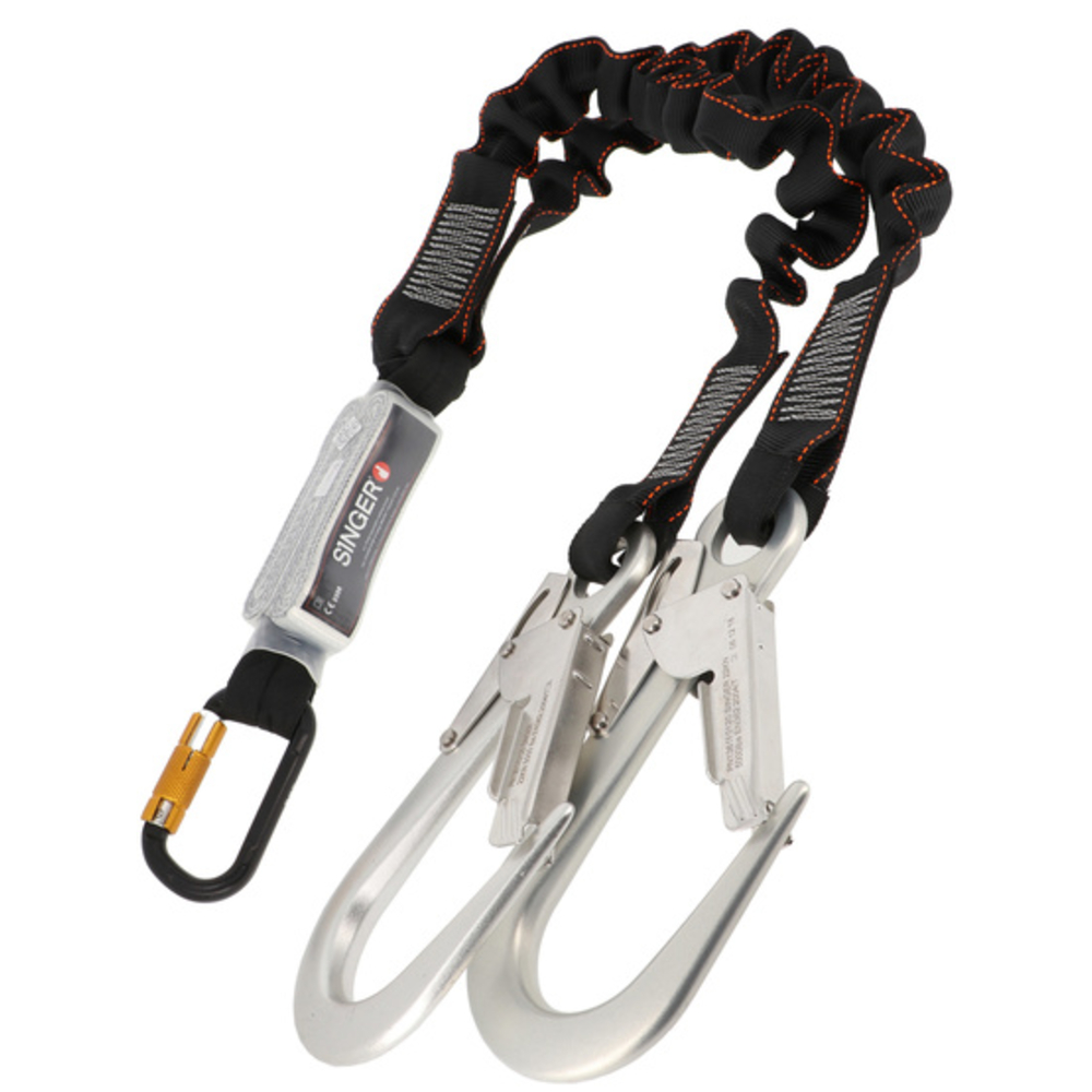 Double longe antichute Sanglesélastiquées en polyester - SINGER - TWINLUX15