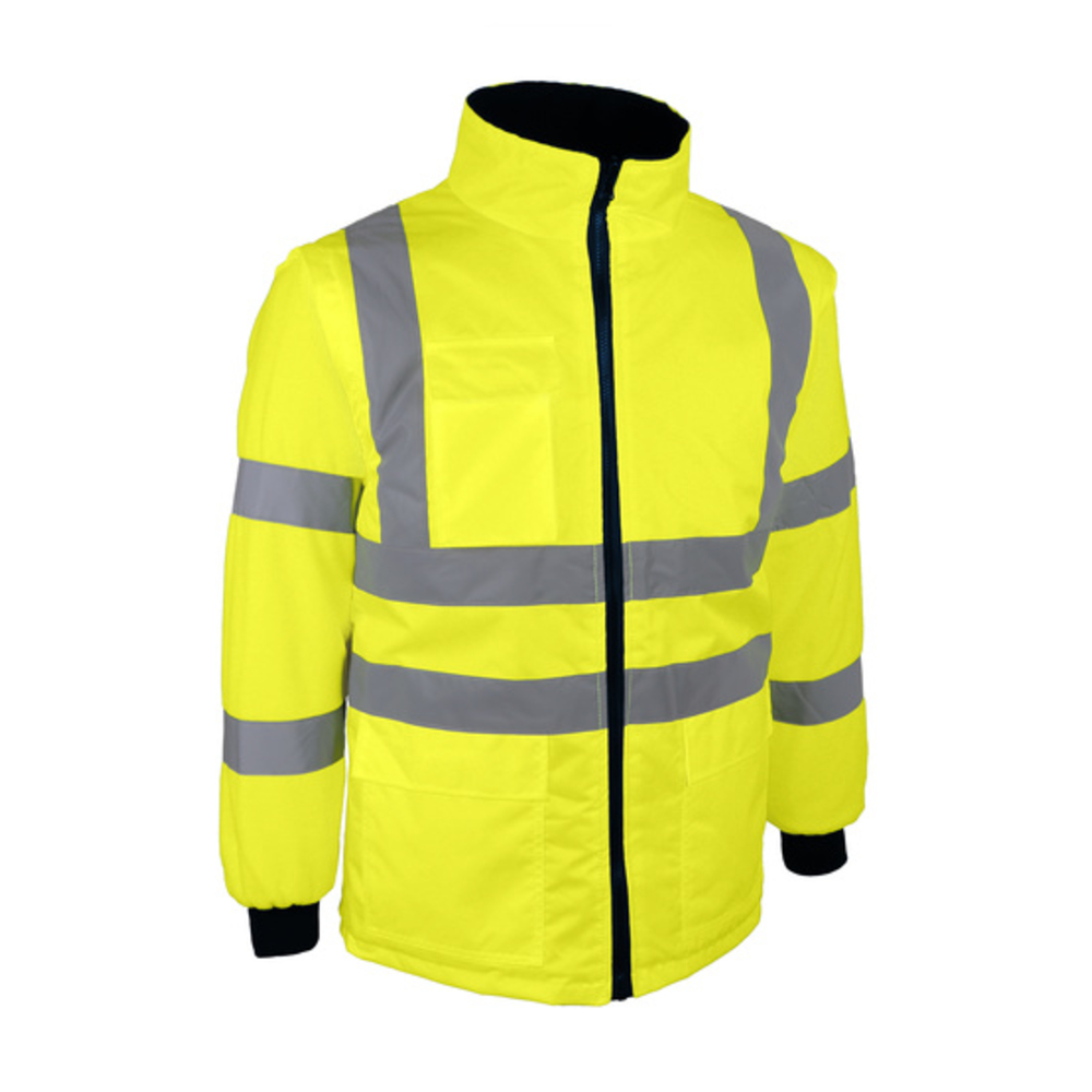 Blouson jaune 2x1 haute visibilité contre les intempéries - SINGER - VEROME