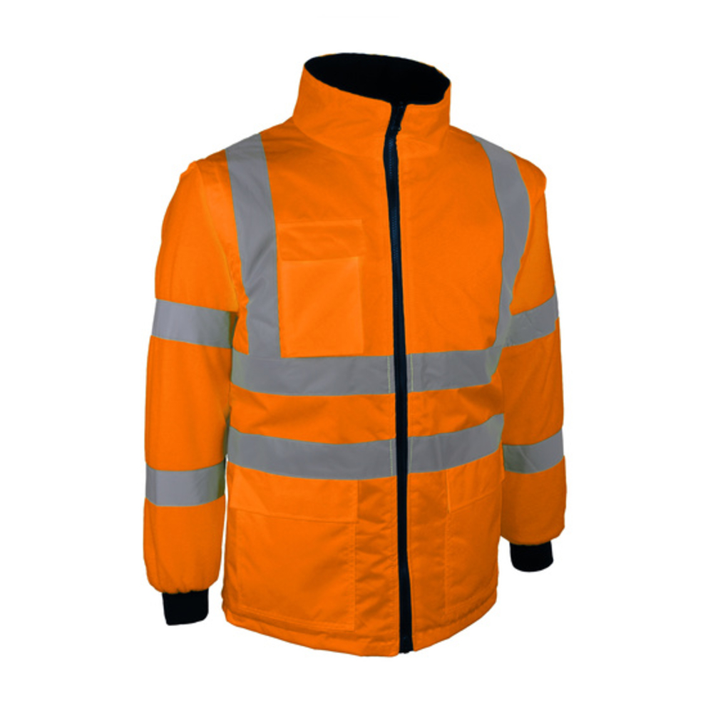Blouson orange 2x1 haute visibilité contre les intempéries - SINGER - VEROMO