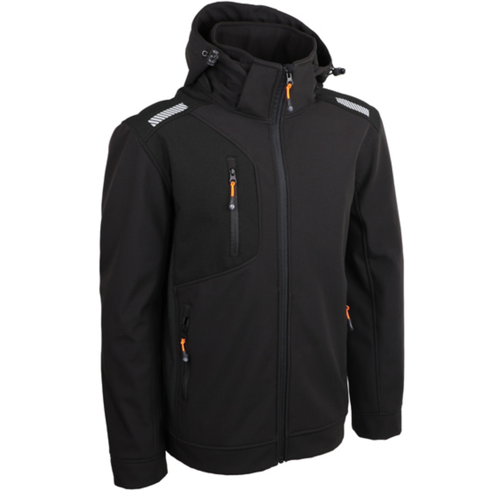 Veste softshell noire avec capuche - SINGER - VINTER
