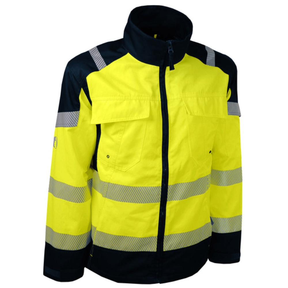 Veste de travail haute visibilité coton et polyester - SINGER - VITAM