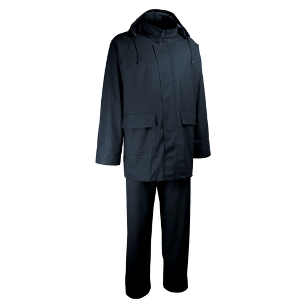 Complet de pluie XXL PU/PVC Support polyester 280 g/m² Coutures échanchées - SINGER - VPLRAINY