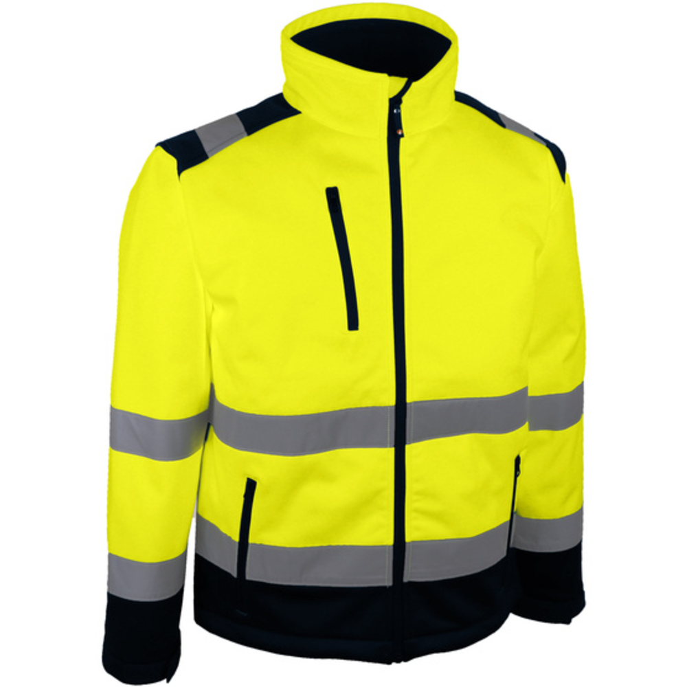 Veste Softshell haute-visibilité jaune coupe-vent - SINGER - VULCA