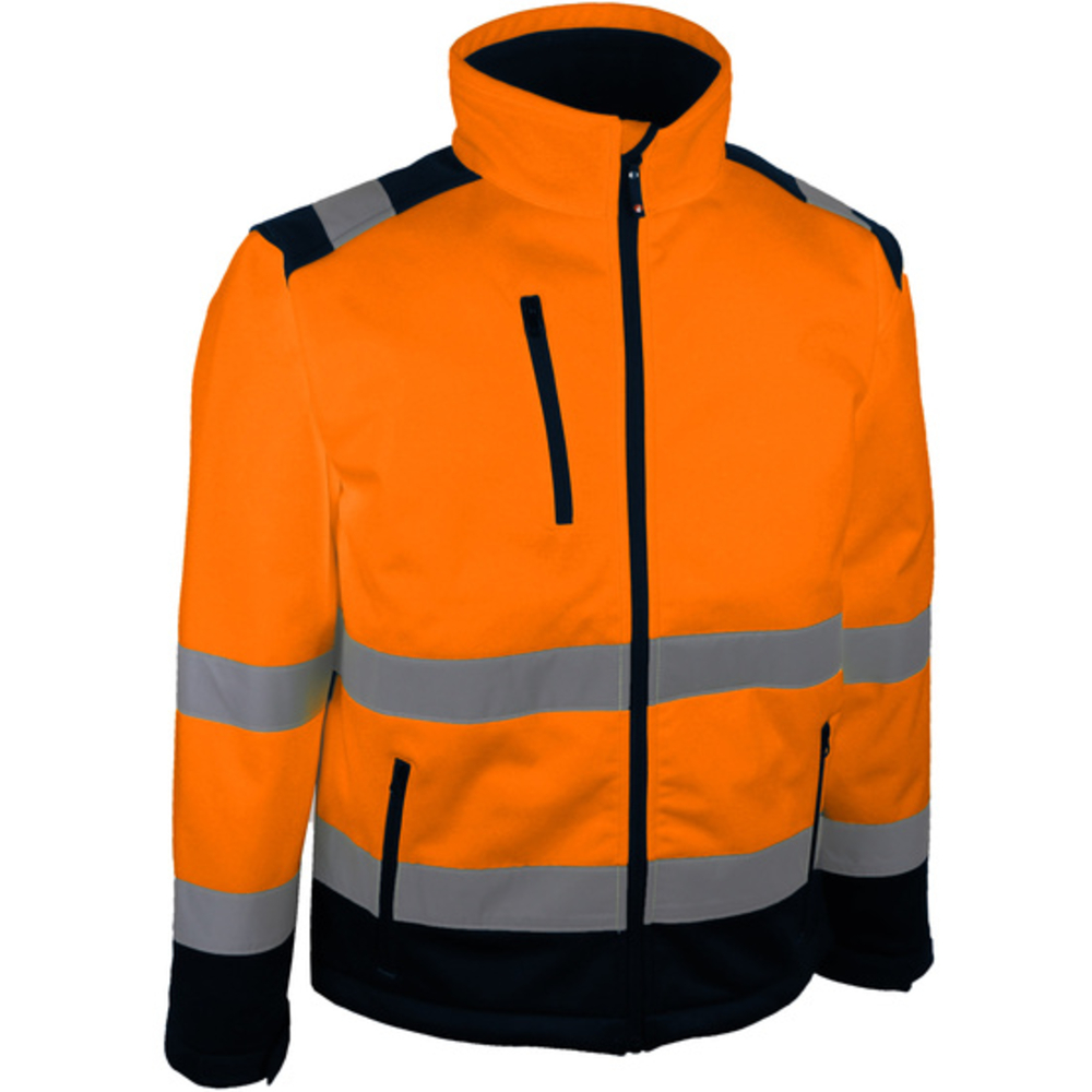 Veste Softshell haute visibilité orange coupe-vent - SINGER - VULCO