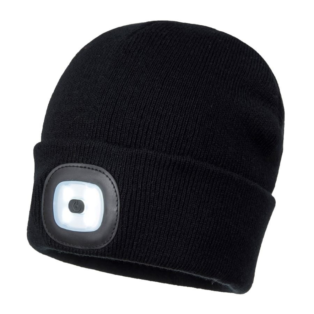 Bonnet anti-heurt noir double LED - SURFLEX - BONC01L07