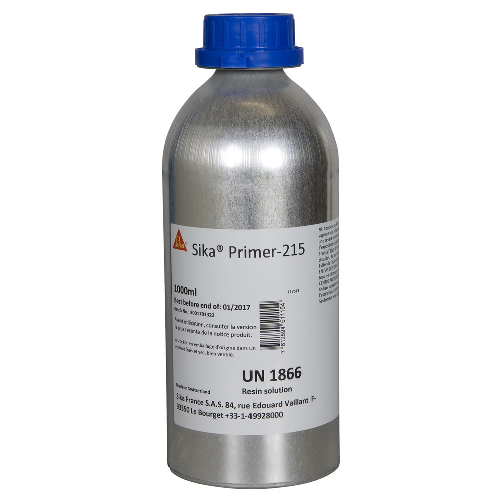 FLACON 250ML DE PRIMAIRE SOLVANTÉ SIKAPRIMAIRE-215 - LOT DE 6 - SIKA - 1428