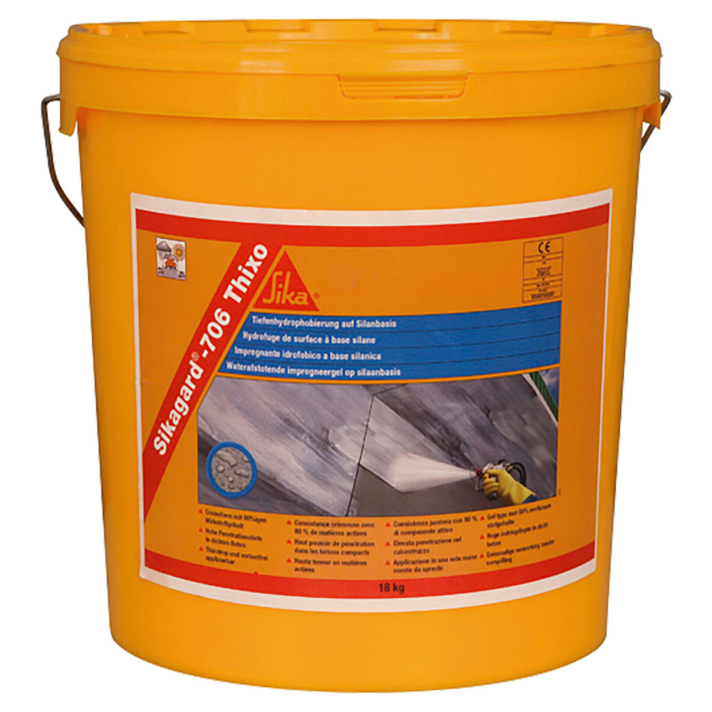 SEAU DE 18KG IMPRÉGNATION HYDROPHOBE SIKAGARD-706 THIXO - SIKA - 156781