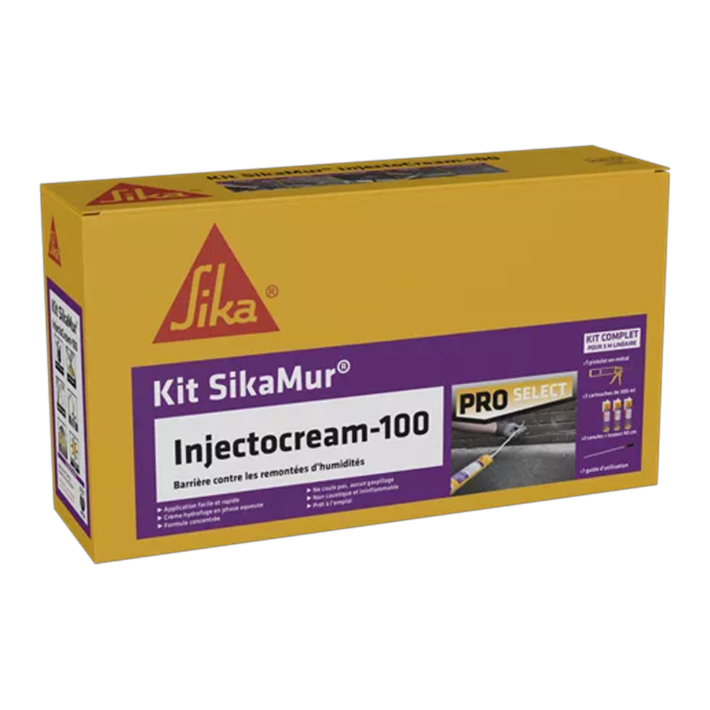 CRÈME D'INJECTION 300ML SIKAMUR INJECTOCREAM-100 - LOT DE 12 - SIKA - 410985