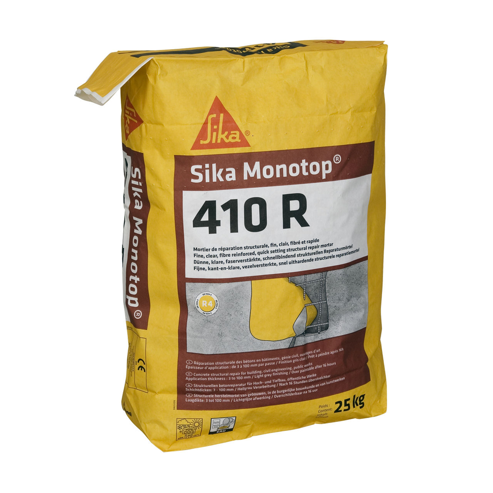 MORTIER EN SAC DE 25KG SIKA MONOTOP-410R - SIKA - 457465