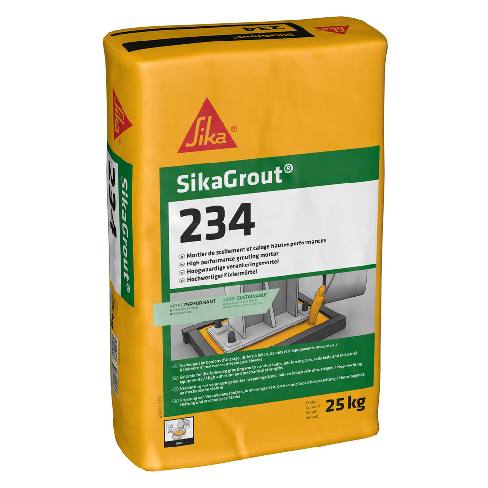 SAC DE 25KG DE MORTIER DE SCELLEMENT SIKAGROUT-234 - SIKA - 478129