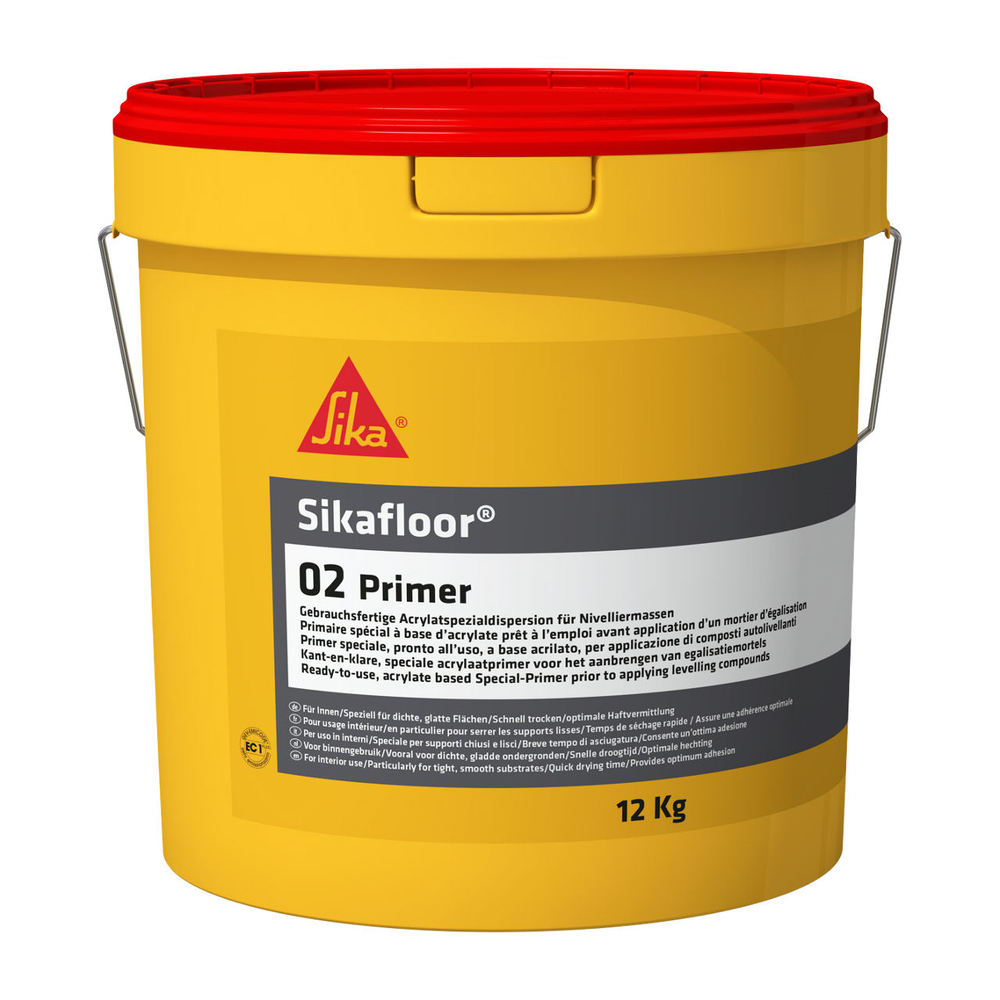 PRIMAIRE D'ACCROCHAGE SEAU DE 12 KG DE SIKAFLOOR-02 PRIMER - SIKA - 498428