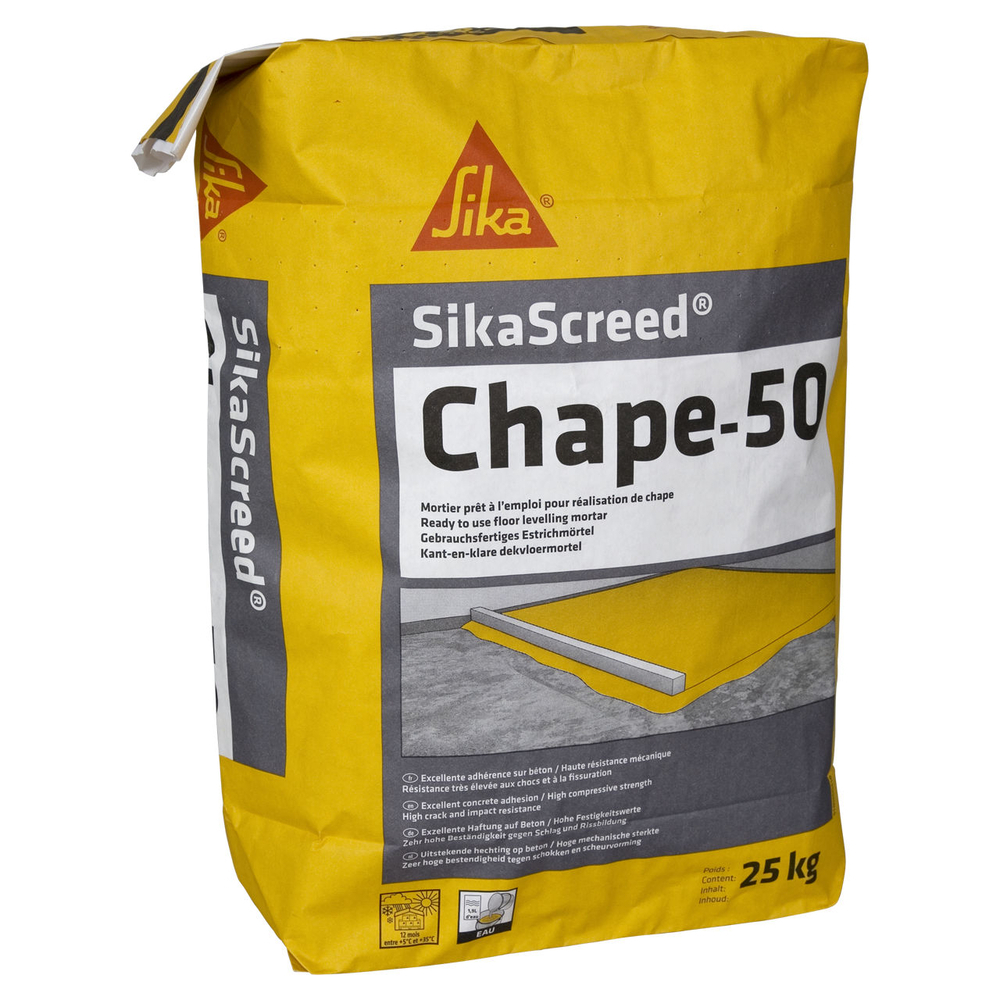 SAC DE 25KG MORTIER SIKASCREED CHAPE-50 - SIKA - 515161