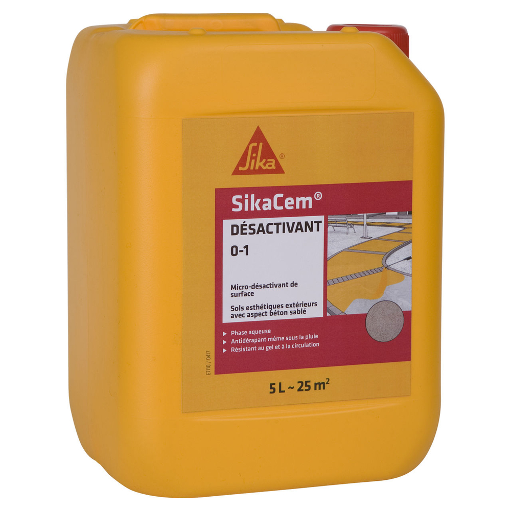 SIKACEM DESACTIVANT-0-1 - BIDON CONT. 5 L - SIKA - 534197