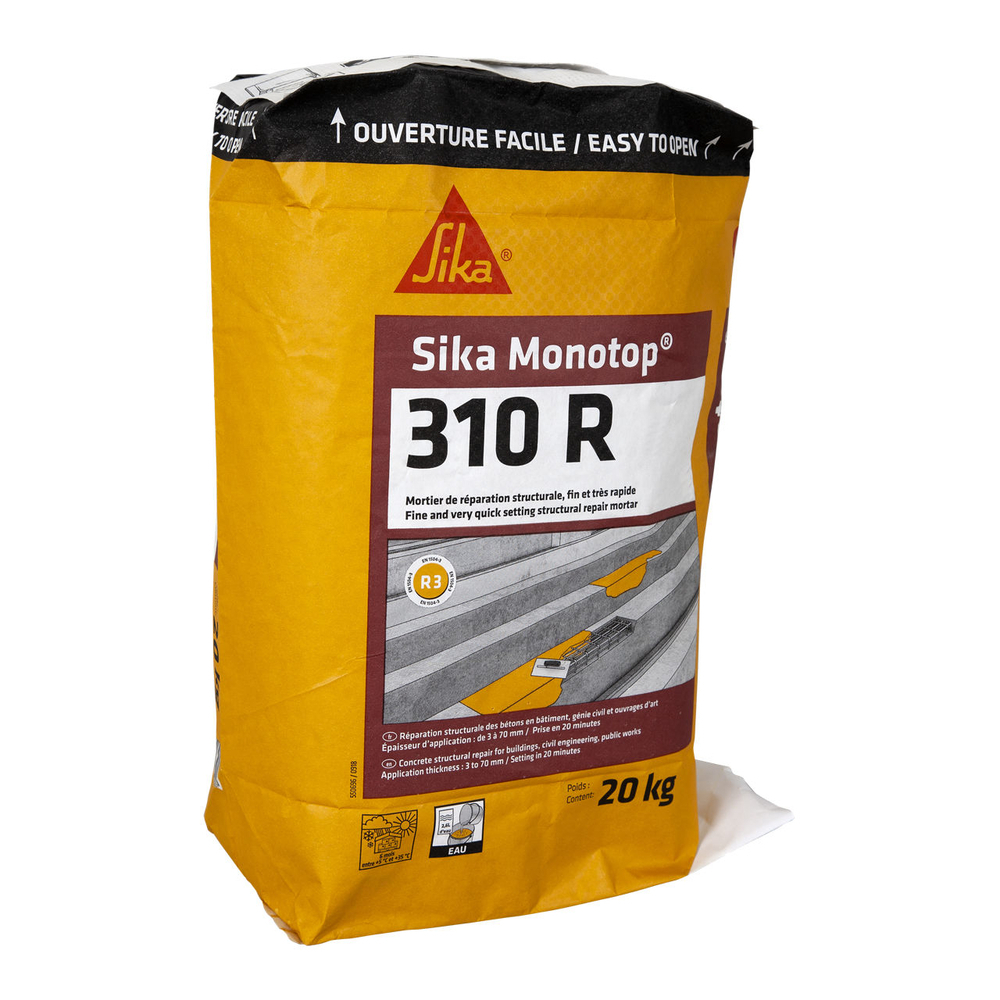 MORTIER DE RÉPARATION SAC DE 20KG SIKA MONOTOP-310 R - SIKA - 542320