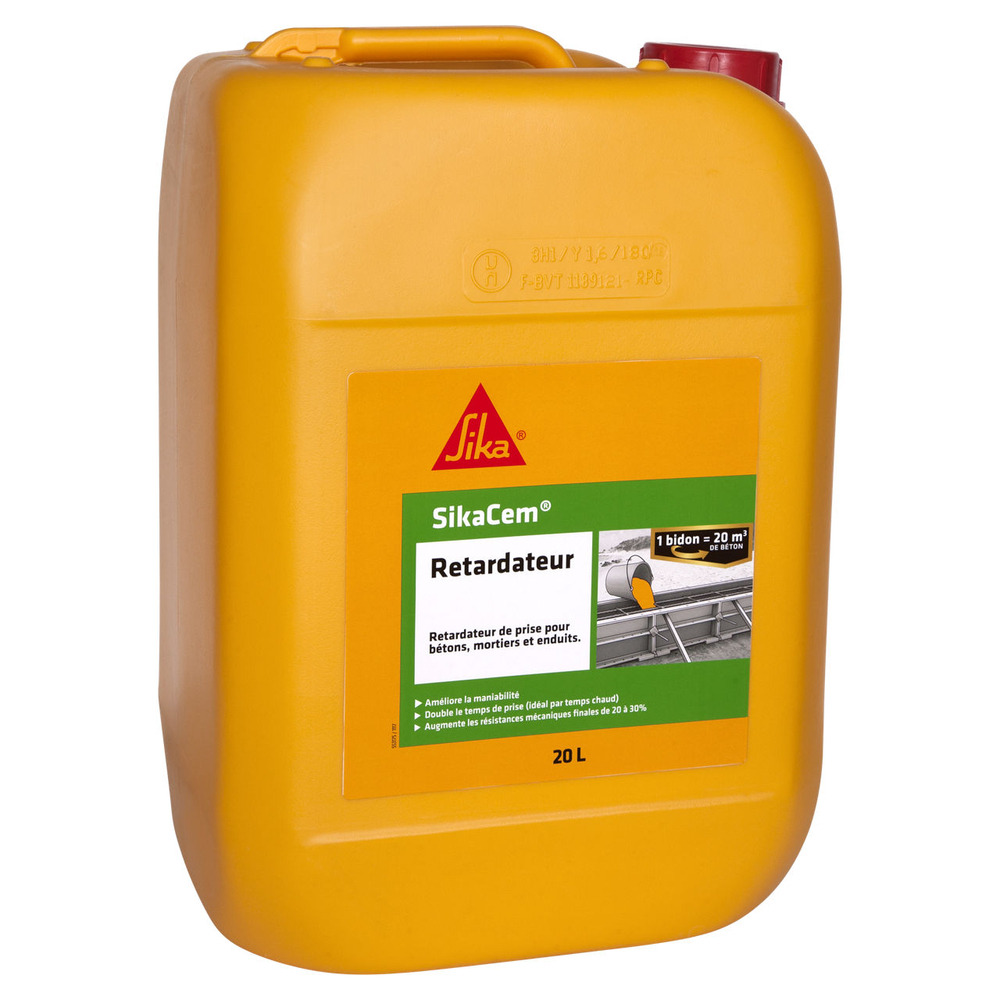 BIDON 20L DE SIKACEM RETARDATEUR - SIKA - 546291