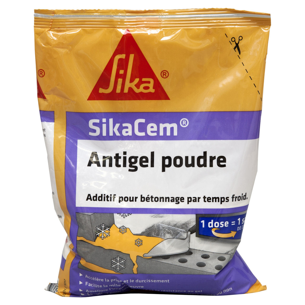 CARTON DE 30 DOSES 700GR DE SIKACEM ANTIGEL POUDRE - SIKA - 552185