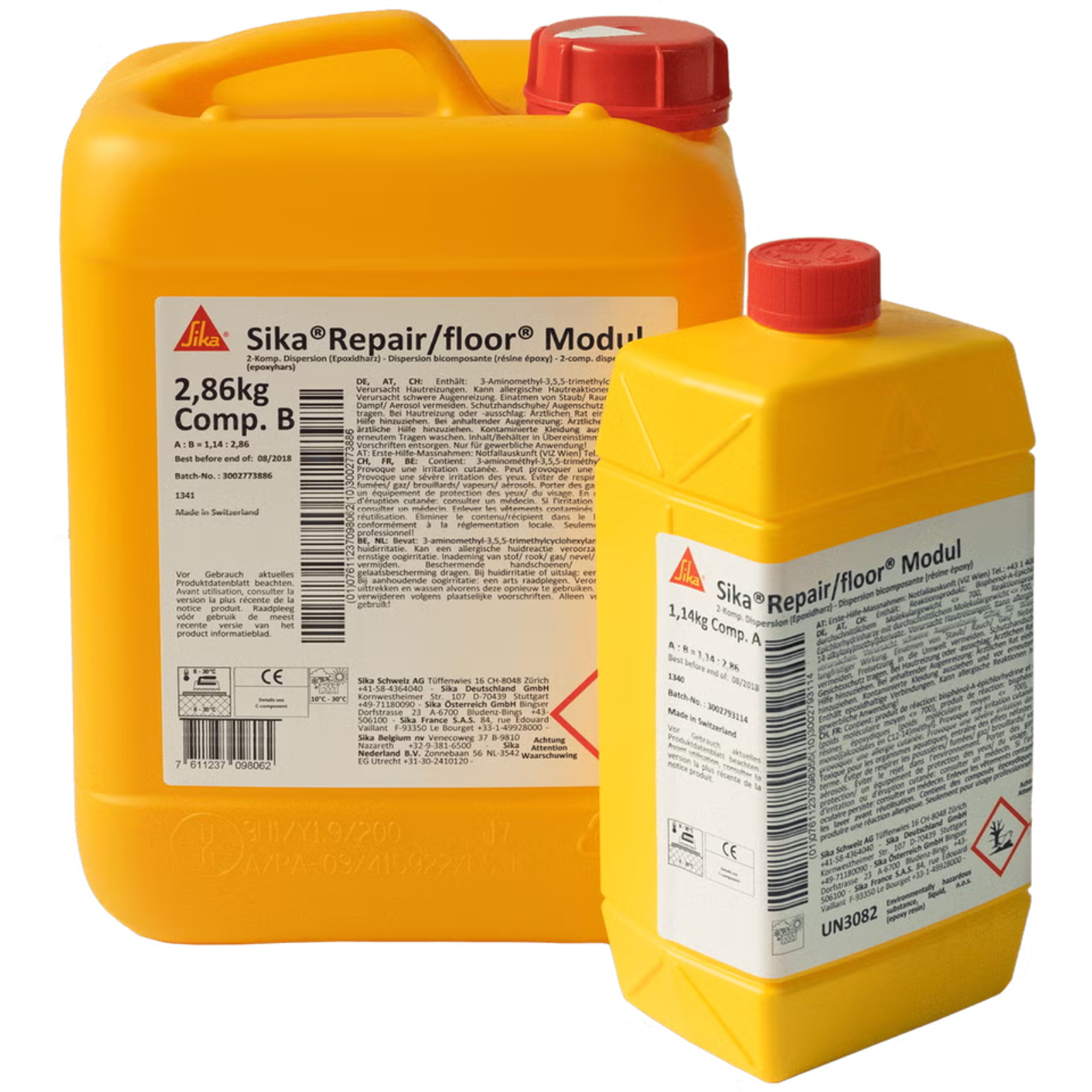Kit liant époxy 2 composants 4 kg pour primaire Sikafloor EpoCem SIKA - 566046