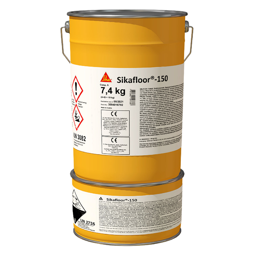 RÉSINE ÉPOXYDIQUE EN KIT DE 10KG SIKAFLOOR-150 - SIKA - 601603