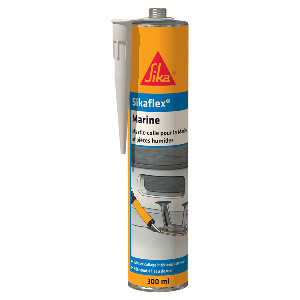 MASTIC-COLLE CARTON DE 12 CARTOUCHES 300ML DE SIKAFLEX MARINE BLANC - SIKA - 617926