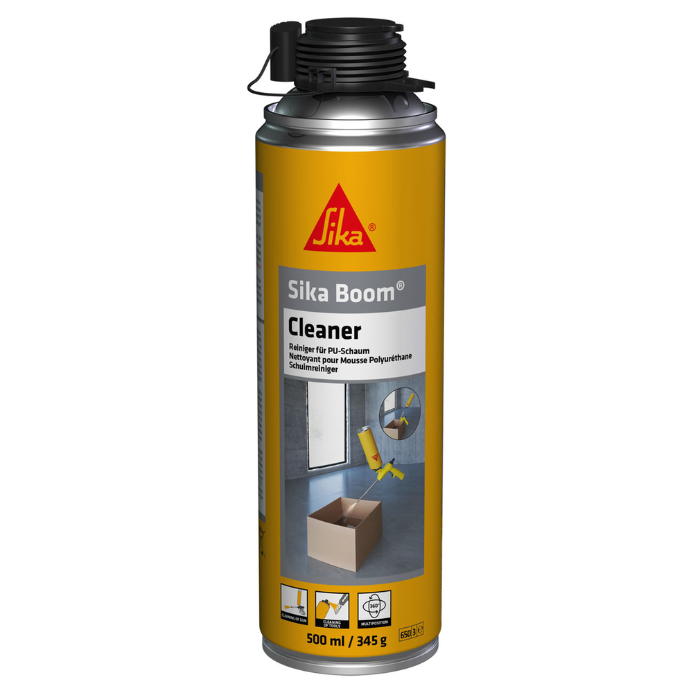 NETTOYANT PISTOLET EN CARTON DE 12 AÉROSOLS 500ML SIKA BOOM CLEANER - SIKA - 61841
