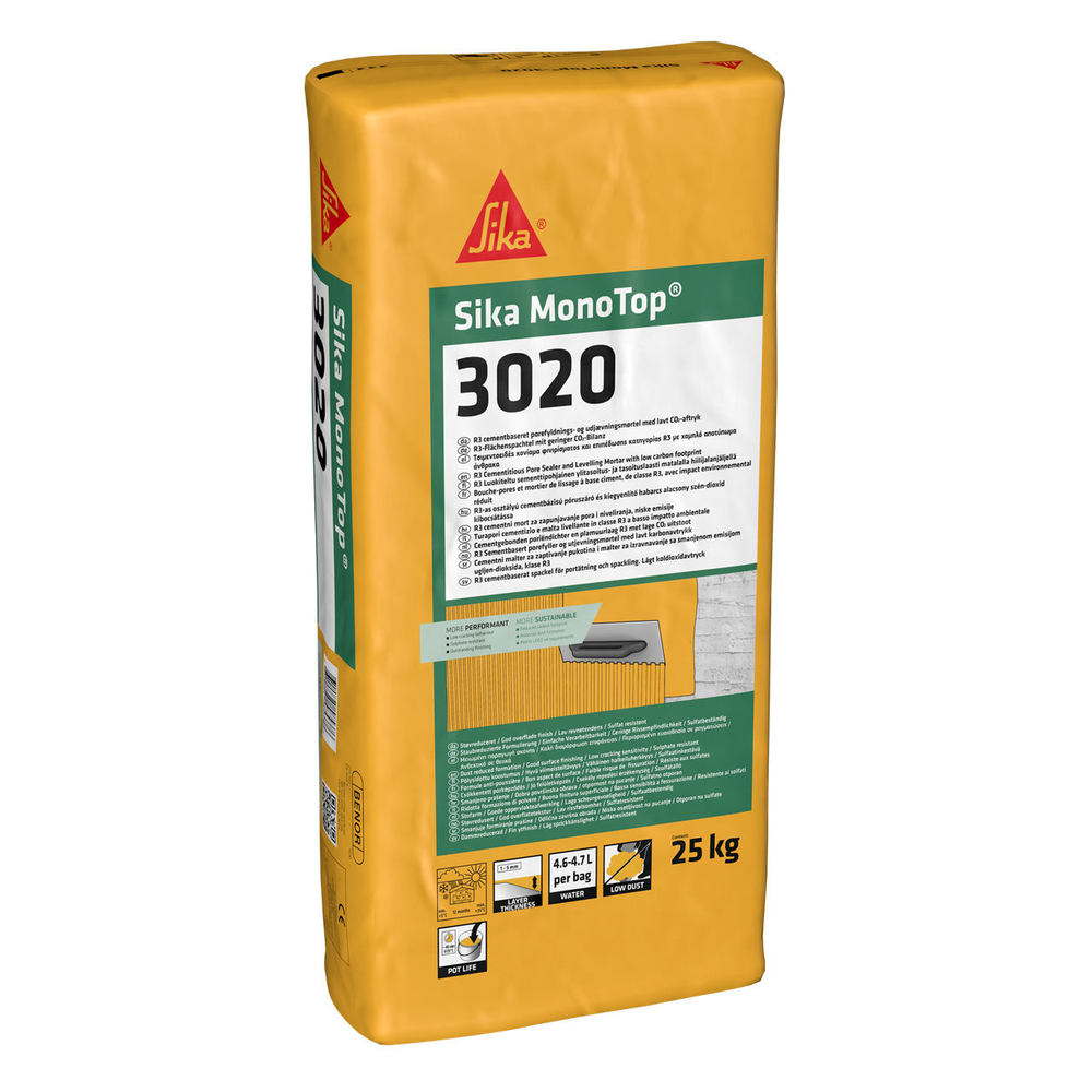 MORTIER DE RÉPARATION SAC DE 25KG DE SIKA MONOTOP-3020- SIKA - 626201