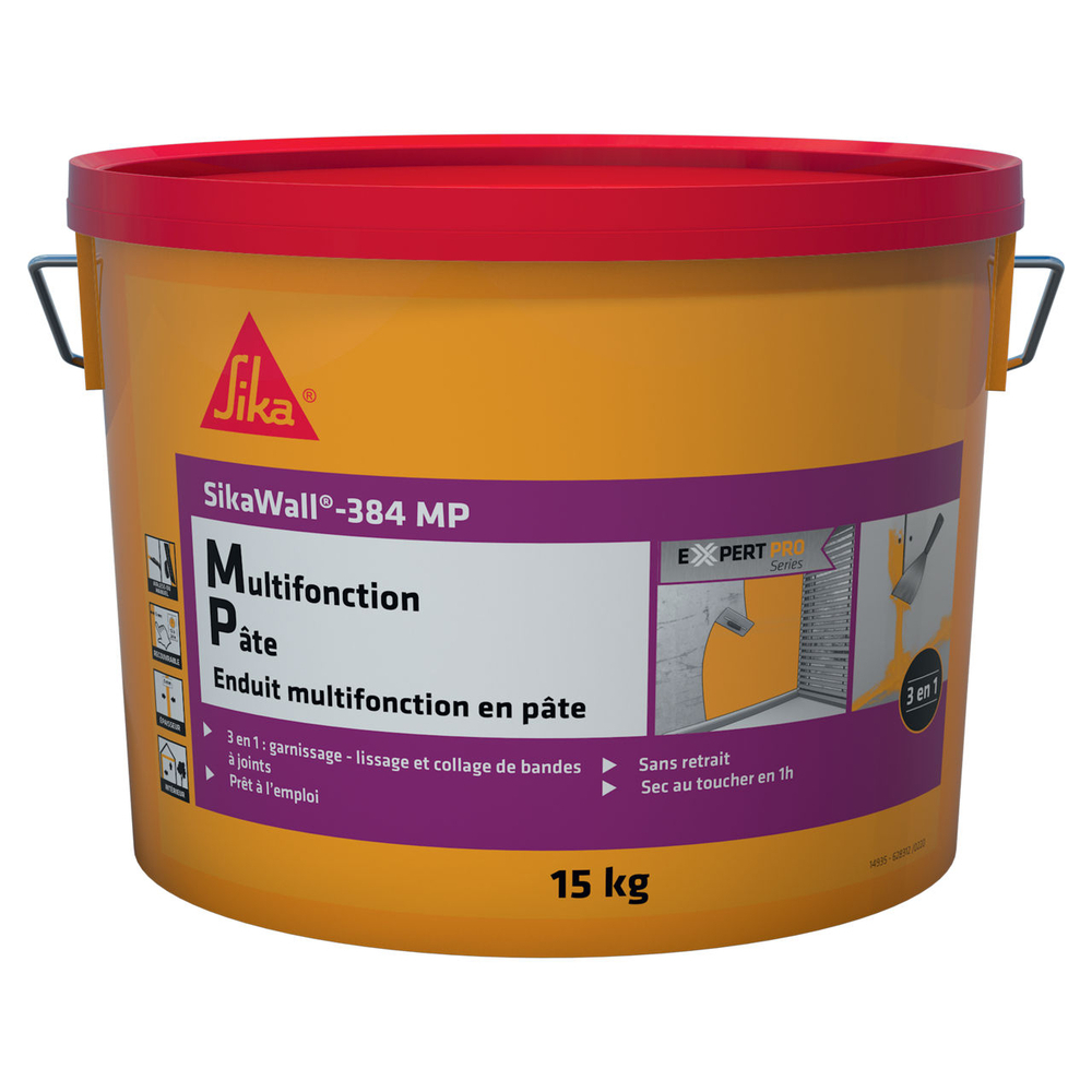ENDUIT SEAU DE 15KG DE SIKAWALL 384 MP - SIKA - 628187