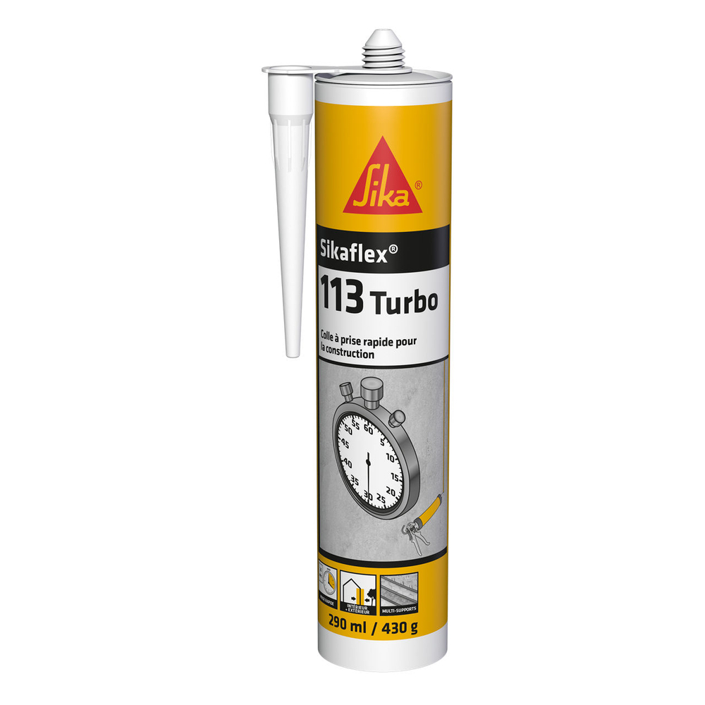 COLLE EN CARTON DE 12 CARTOUCHES 290ML DE SIKAFLEX-113 TURBO - SIKA - 632352