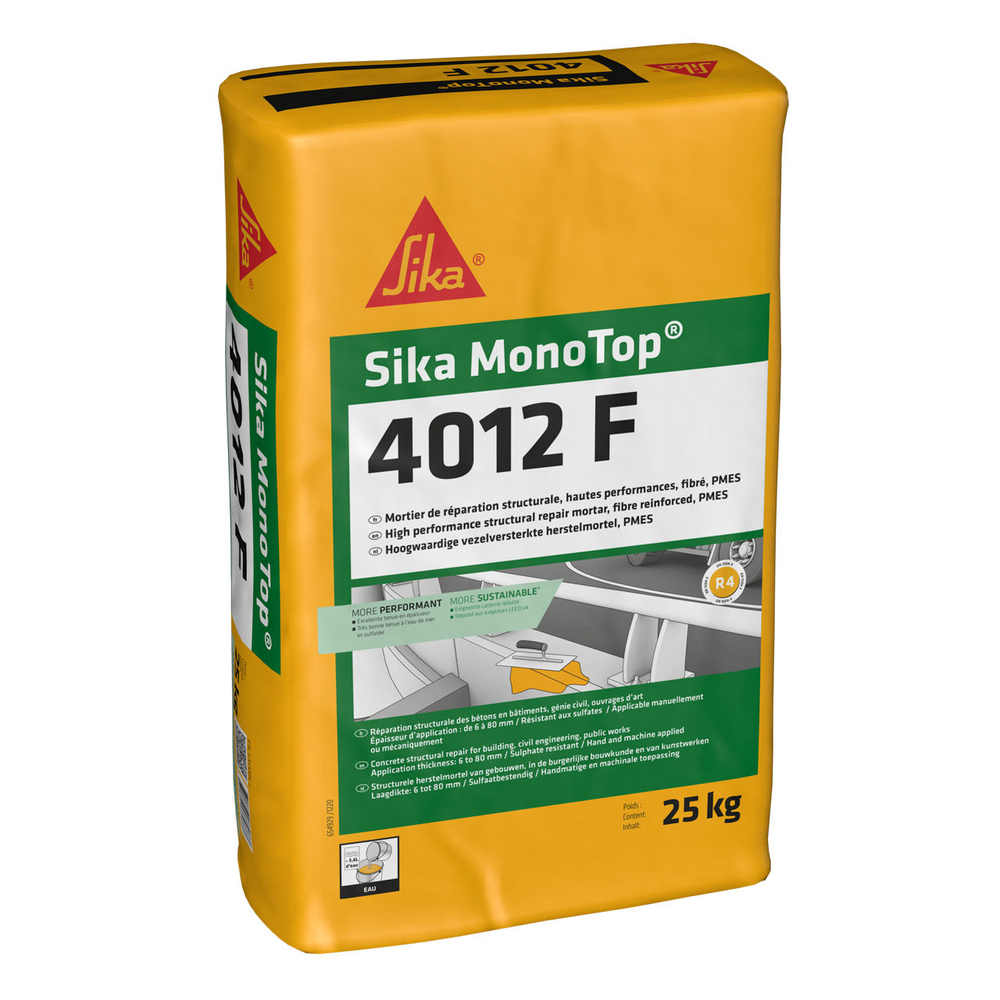 MORTIER DE REPARATION EN SAC 25KG DE SIKA MONOTOP-4012F - SIKA - 655360